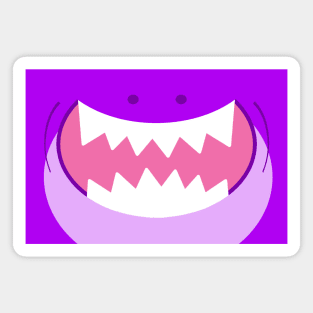 Purple DinoShark Mask Magnet